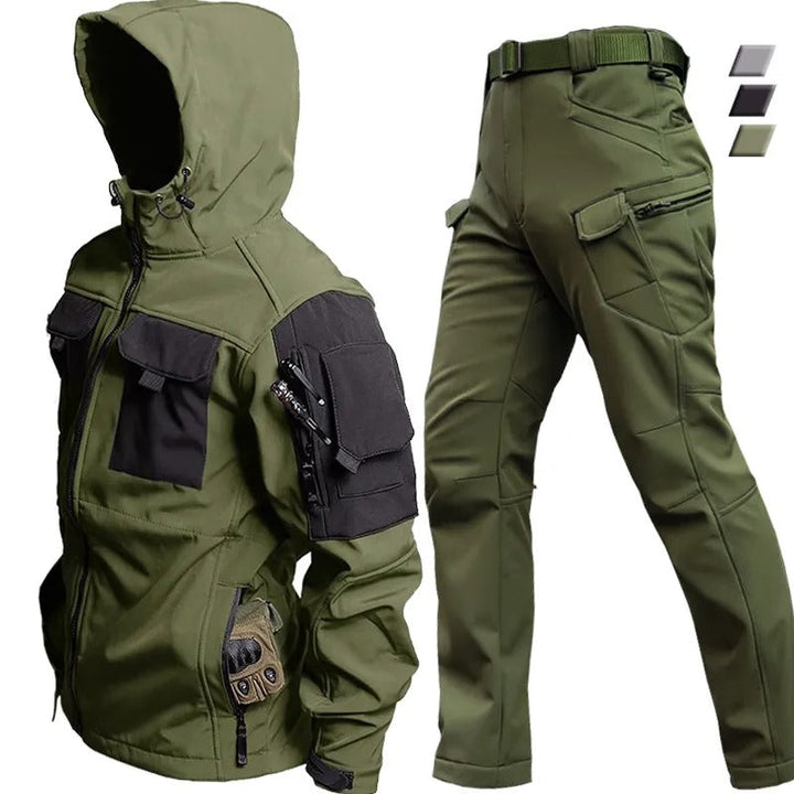 Waterproof outdoor set for men with jacket & trousers – Falk