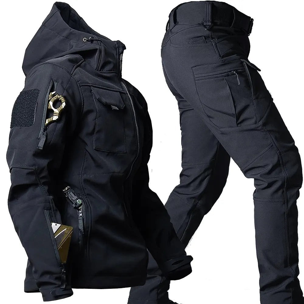 Waterproof outdoor set for men with jacket & trousers – Falk