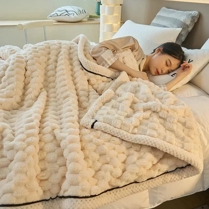 Double-layer Coral Velvet Blanket for Autumn & Winter – TurtleWarm