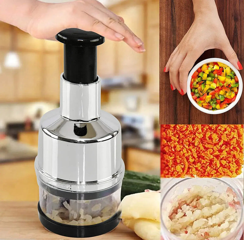 Manual Stainless Steel Vegetable Chopper - ChefChop Pro-State of Style