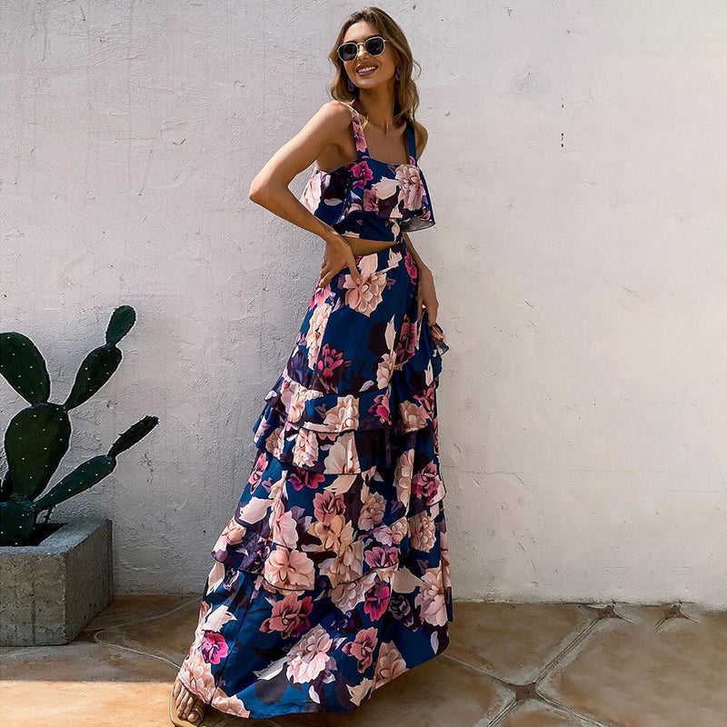 Maria'sDress I Elegant Dress for Women-Blue-S-State of Style