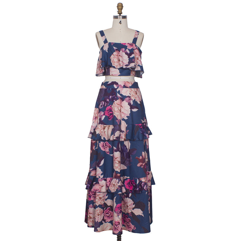 Maria'sDress I Elegant Dress for Women-Blue-S-State of Style