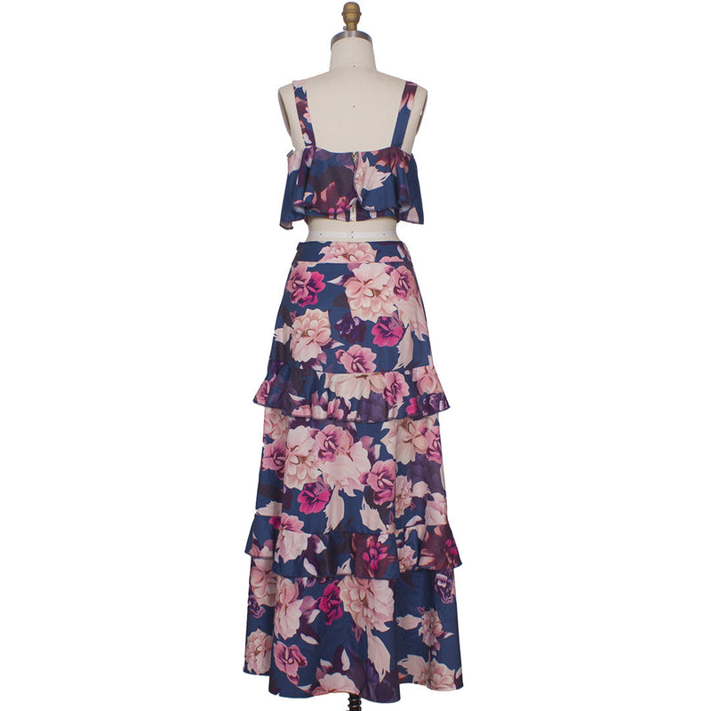 Maria'sDress I Elegant Dress for Women-Blue-S-State of Style