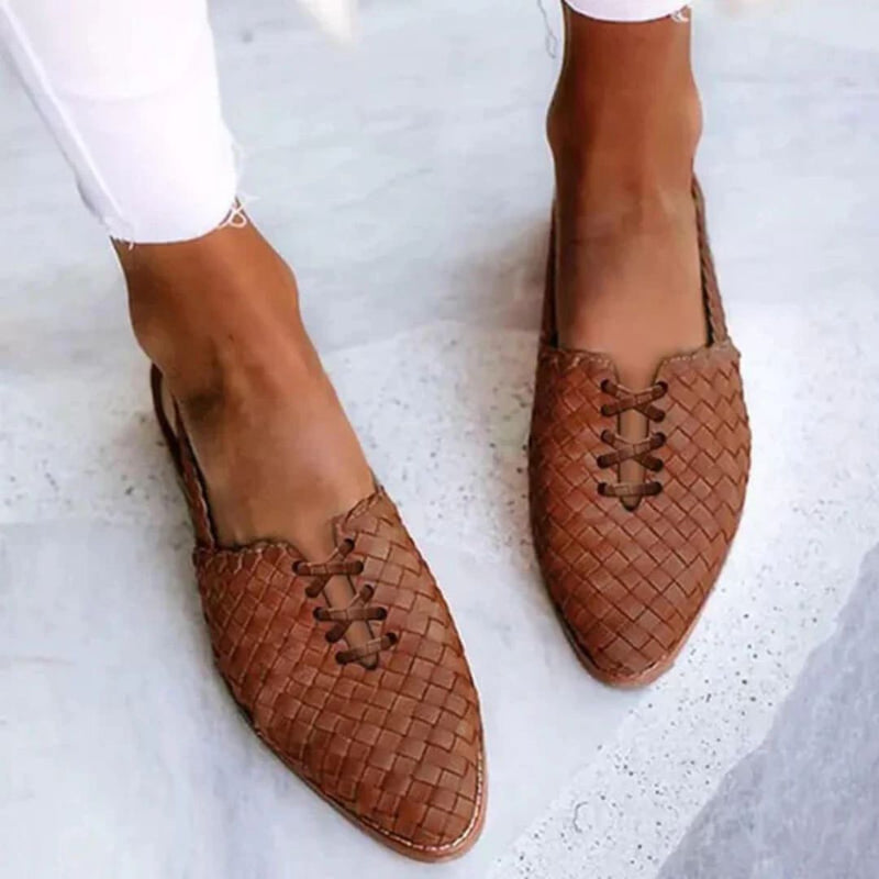 Maribelle Slip-On Sandals | Comfortable & Unique-Dark Brown-4.5-State of Style