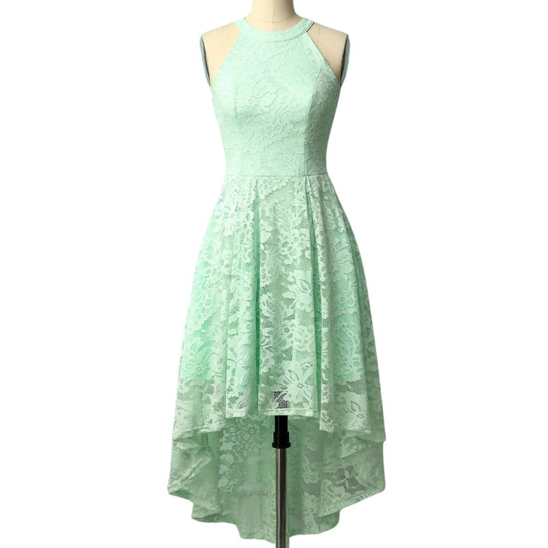 Marie Asymmetrical Hem Halter Dress | Chic and Unique-Mint-XS-State of Style