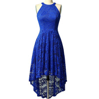 Marie Asymmetrical Hem Halter Dress | Chic and Unique-Royal Blue-XS-State of Style
