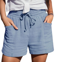 Martha Summer Shorts | Comfortable & Trendy-Blue-S-State of Style