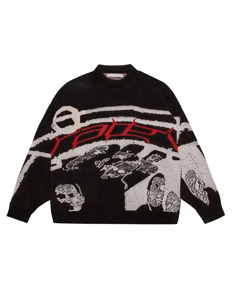 Mary Sweater | A Trendy Streetwear Knit for a Bold Look-A-M-State of Style