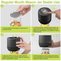Mason Vacuum Sealer - AirLock-Black-State of Style