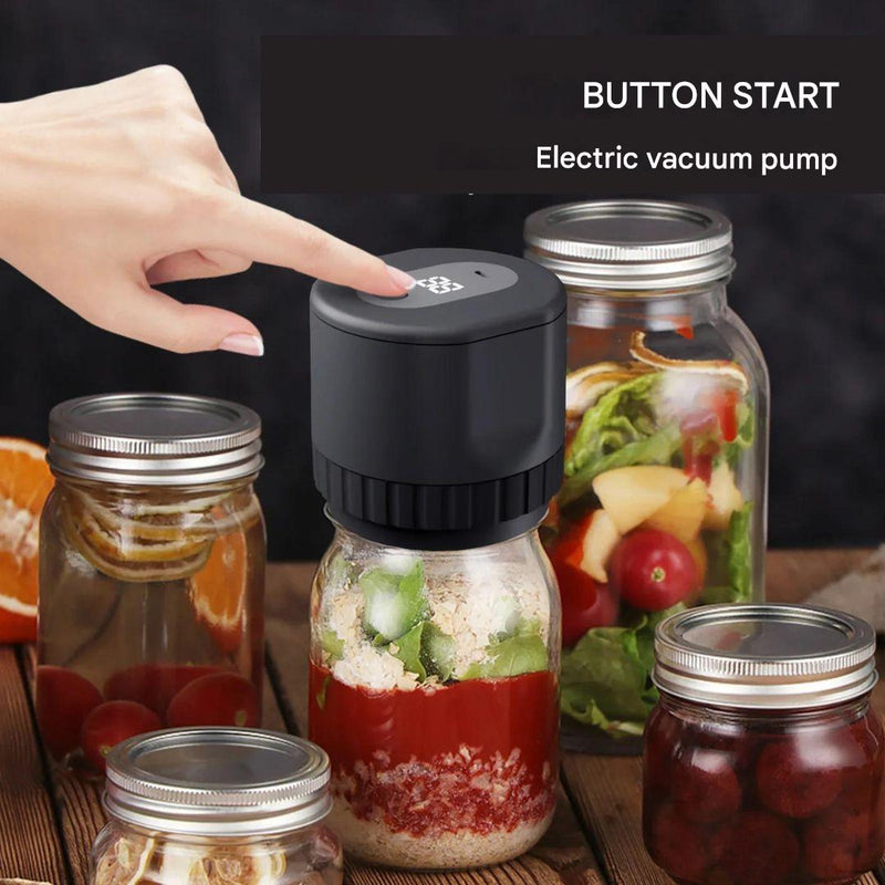 Mason Vacuum Sealer - AirLock-Black-State of Style