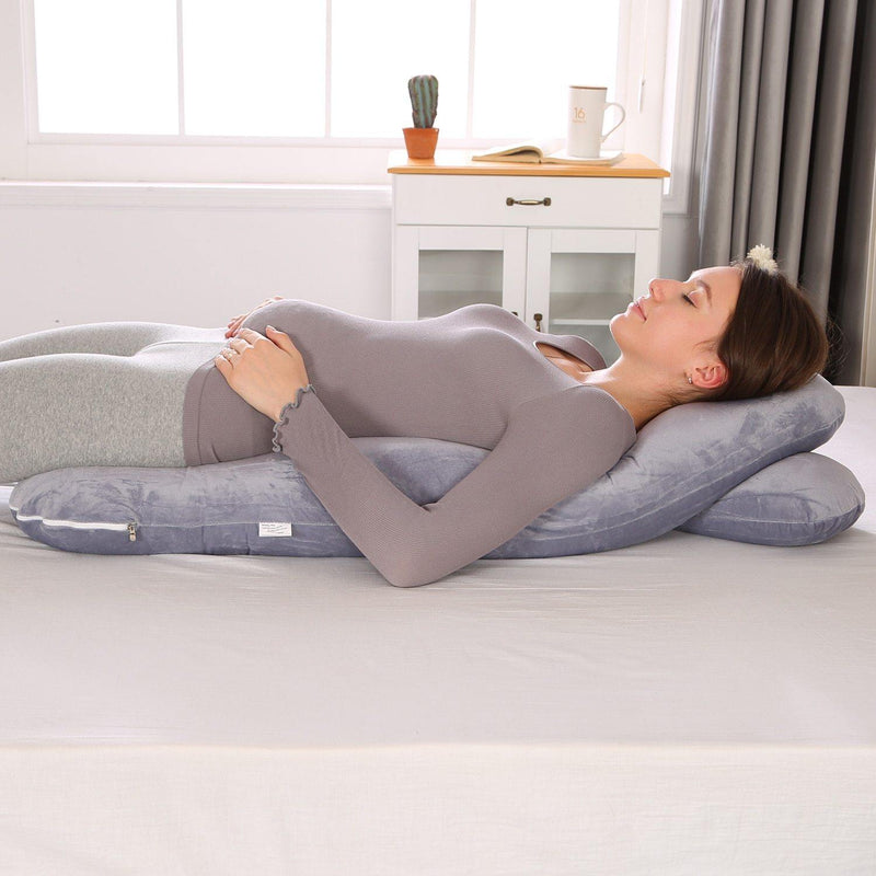 Maternity Pillow – MammaNest-Dark Grey-State of Style