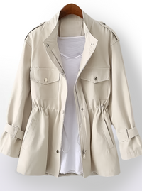 Ladies' Cargo Trench Coat for Autumn – Patricia