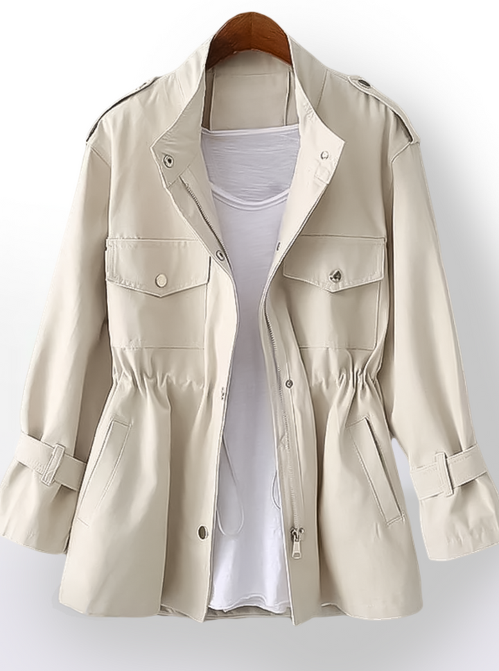 Ladies' Cargo Trench Coat for Autumn – Patricia