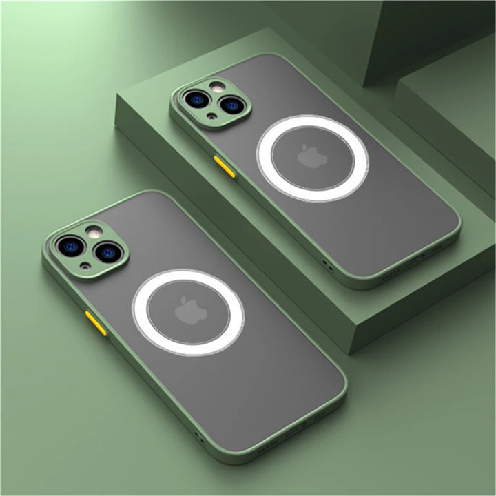 Matte Magnetic Phone Case with Magsafe & Drop Protection – 1+1 FREE-Army Green-For iPhone XR-State of Style