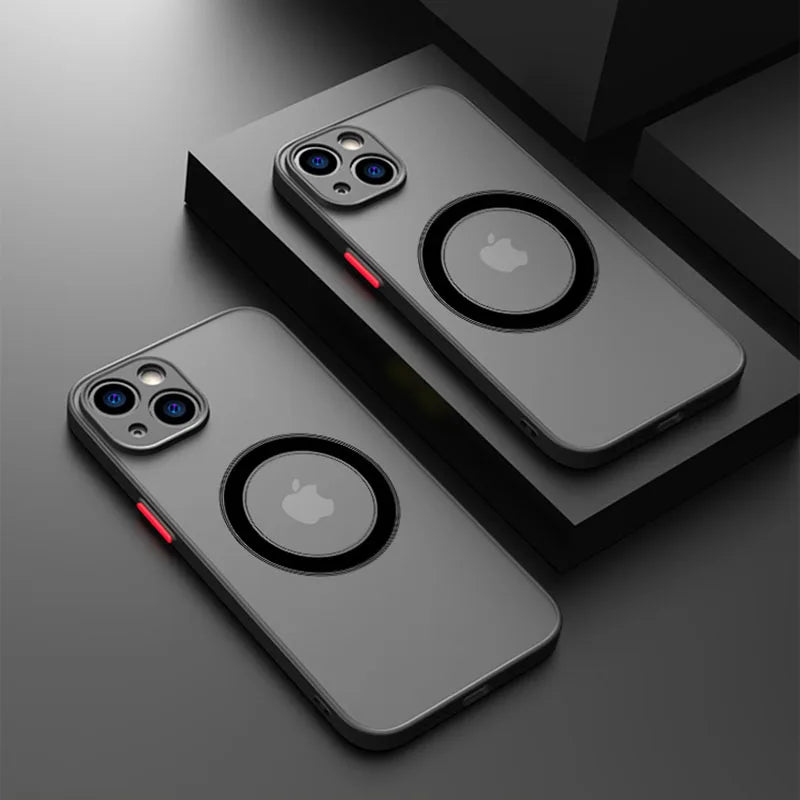 Matte Magnetic Phone Case with Magsafe & Drop Protection – 1+1 FREE-Black-For iPhone 16-State of Style