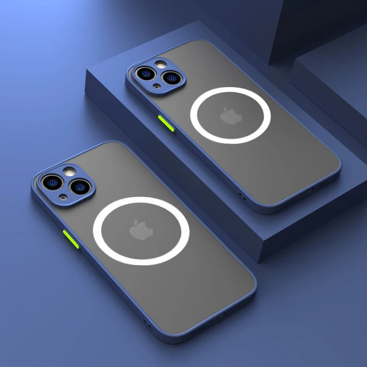 Matte Magnetic Phone Case with Magsafe & Drop Protection – 1+1 FREE-Blue-For iPhone 16 Plus-State of Style