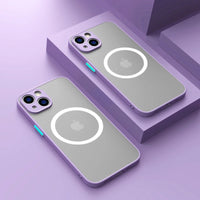 Matte Magnetic Phone Case with Magsafe & Drop Protection – 1+1 FREE-Purple-For iPhone 16-State of Style