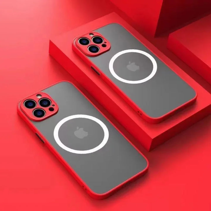 Matte Magnetic Phone Case with Magsafe & Drop Protection – 1+1 FREE-Red-For iPhone 11 Pro-State of Style