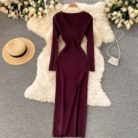MeasDress I Knitted Dress For Women | Stylish & Comfortable-Fuchsia-One size-State of Style