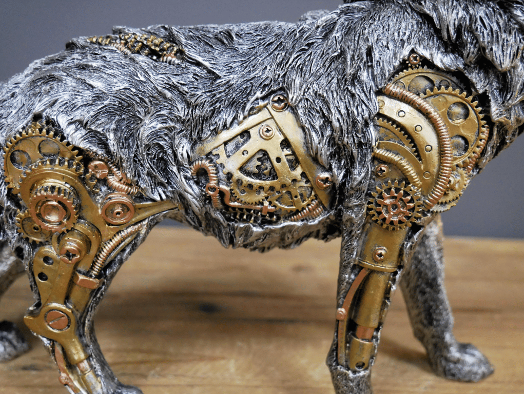 Mechanical Punk Animal Sculptures - GearBeast-Dragon-State of Style