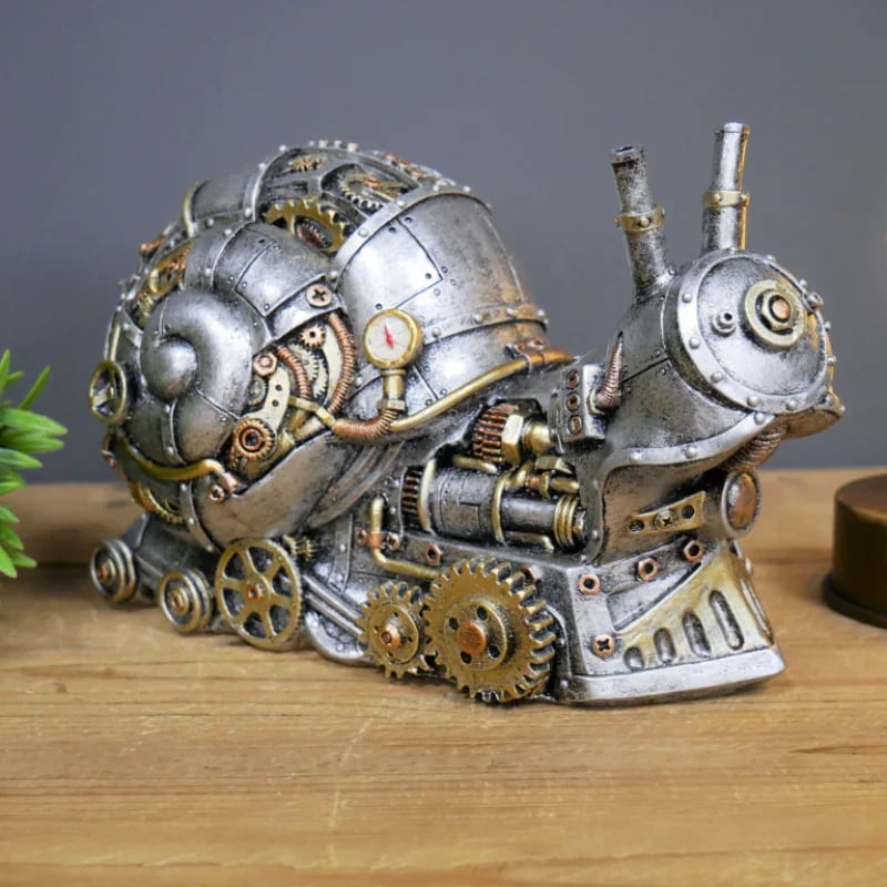 Mechanical Punk Animal Sculptures - GearBeast-Snail-State of Style