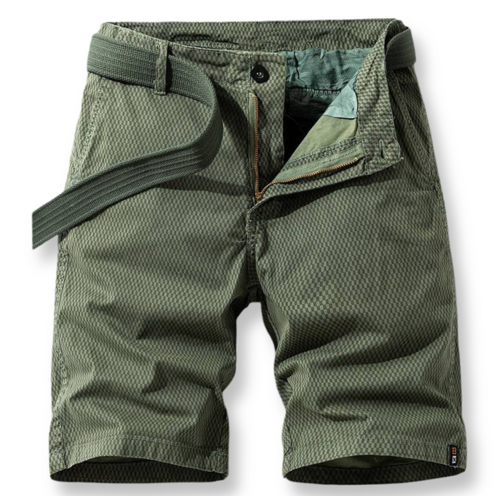 Men's Adjustable Waist Shorts - ComfyFlex-Green-S-State of Style