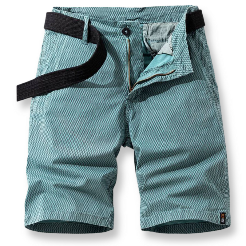 Men's Adjustable Waist Shorts - ComfyFlex-Light Blue-S-State of Style