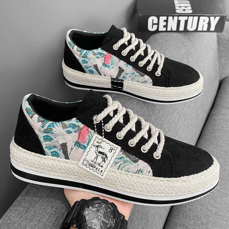 Men's Aztec Sneakers – Mateo-Black-6-State of Style