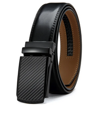 Men's Belt with Automatic Buckle - Eleganzio-Black 1-115cm-State of Style