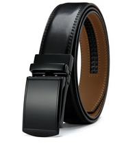 Men's Belt with Automatic Buckle - Eleganzio-Black 2-115cm-State of Style