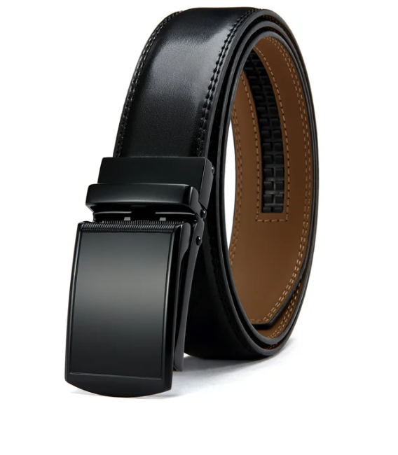 Men's Belt with Automatic Buckle - Eleganzio-Black 2-115cm-State of Style