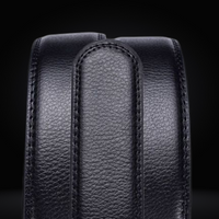 Men's Belt with Automatic Buckle - SnapFit Belt-Black-State of Style