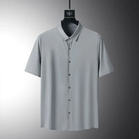 Men's Button-Up Polo Shirt | Classic & Comfortable-Gray-XS-State of Style
