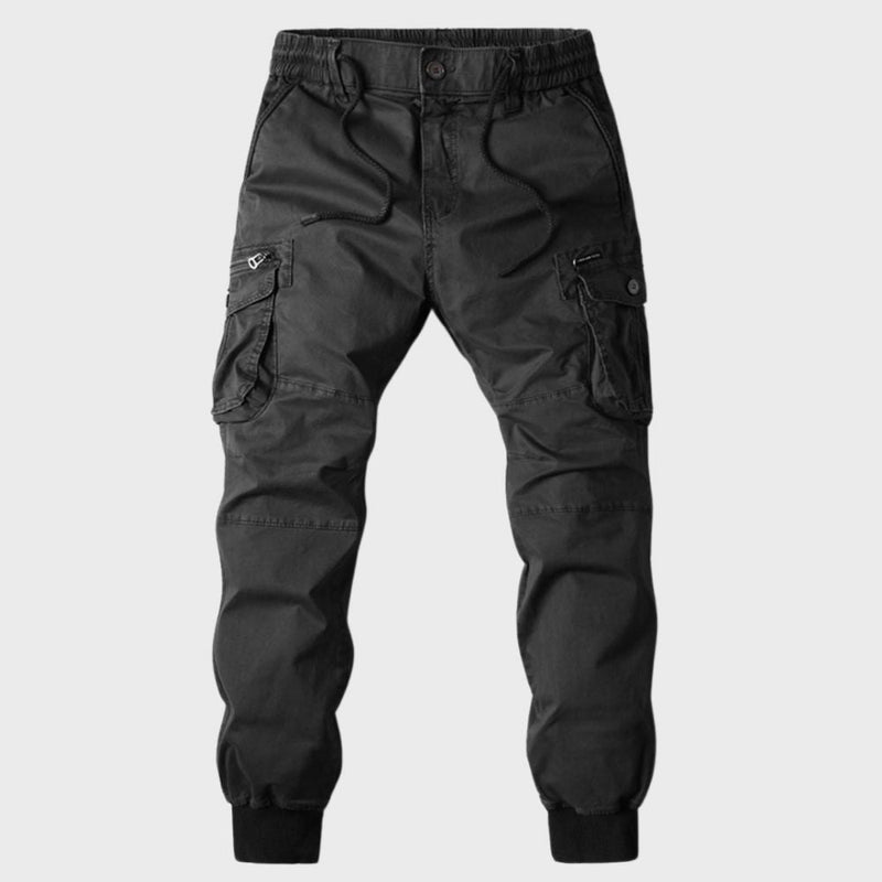 Men's Cargo Joggers - Titan-Midnight Black-29-State of Style
