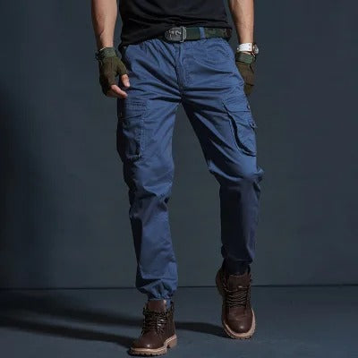 Men’s Cargo Pants - Max-Blue-S-State of Style