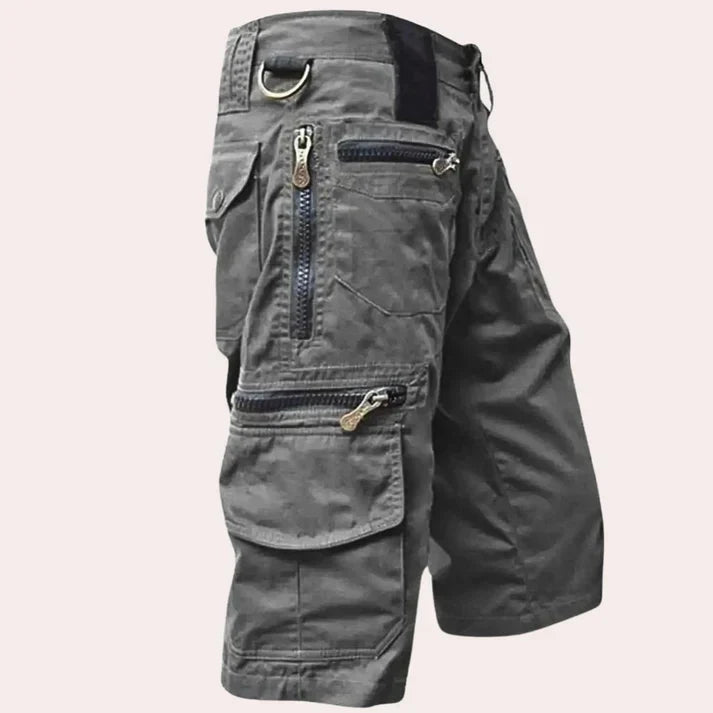 Men's Cargo Shorts for Summer & Leisure - Luca-Gray-XS-State of Style