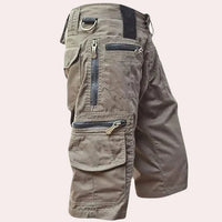 Men's Cargo Shorts for Summer & Leisure - Luca-Khaki-XS-State of Style