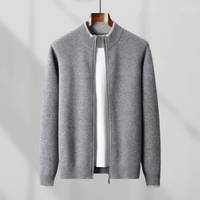 Men's Cashmere Zip Jacket – Laurent-Gray-S-State of Style