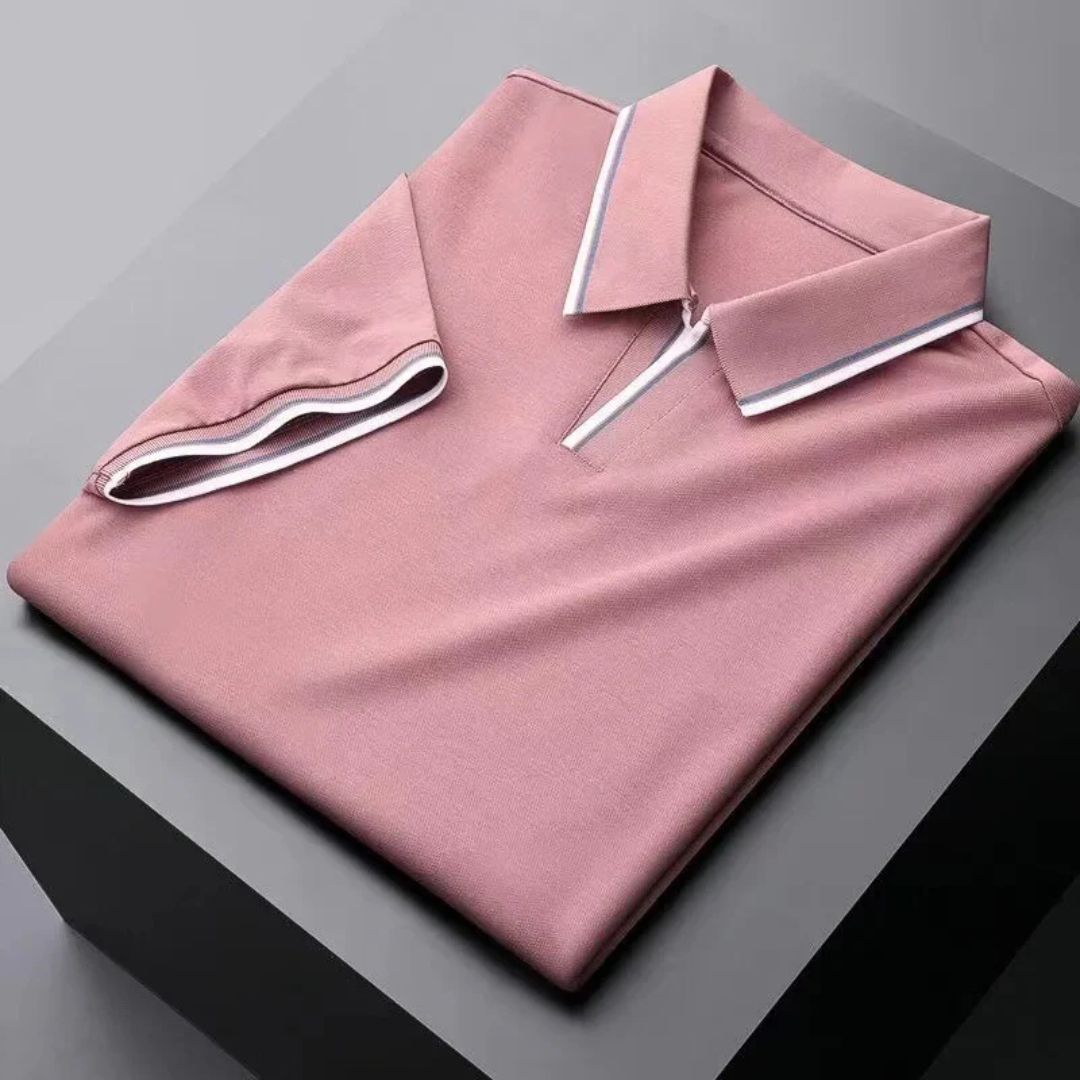 Men's Classic Fit Polo Shirt | Comfortable and Stylish-Pink-S-State of Style