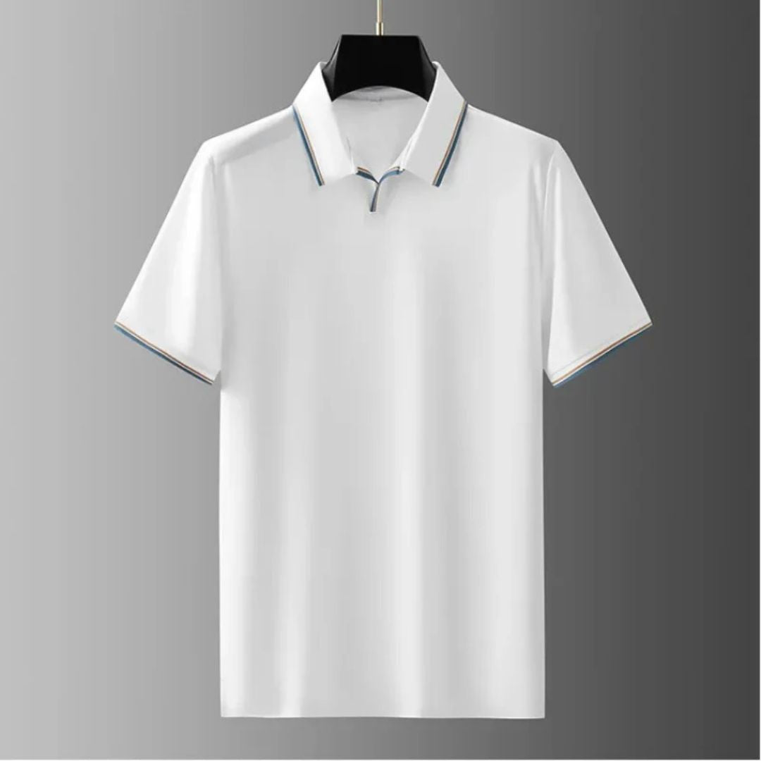 Men's Classic Fit Polo Shirt | Comfortable and Stylish-White-S-State of Style