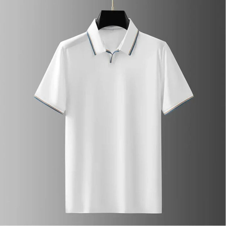 Men's Classic Fit Polo Shirt | Comfortable and Stylish-White-S-State of Style