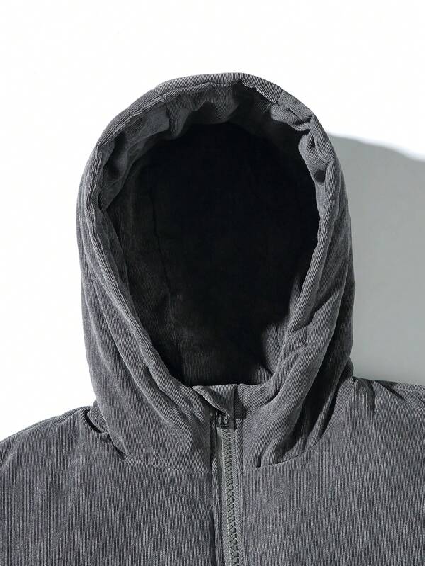Men's Corduroy Puffer Jacket - Verno-S-State of Style