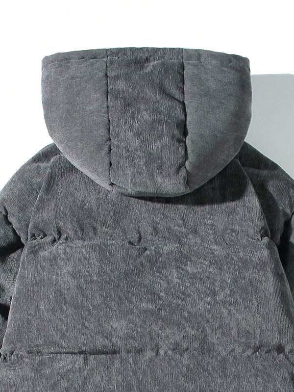 Men's Corduroy Puffer Jacket - Verno-S-State of Style