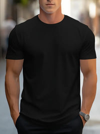 Men's cotton T-shirt – Nico-Black-S-State of Style