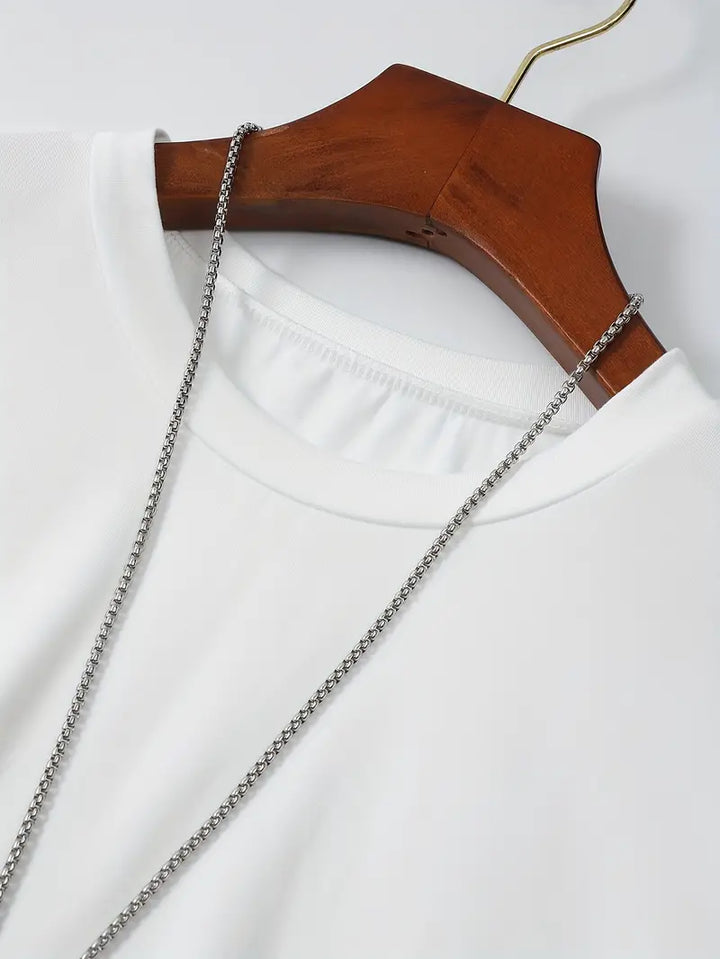 Men's cotton T-shirt – Nico-White-S-State of Style