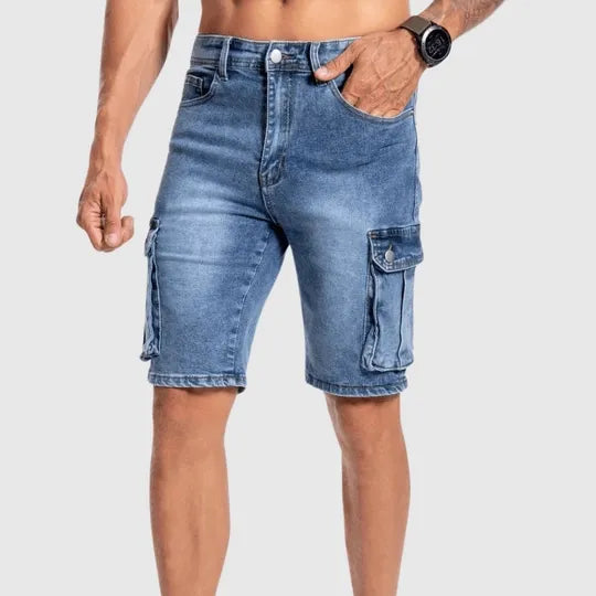 Men's Denim Cargo Shorts for Summer – Jonas-S-State of Style