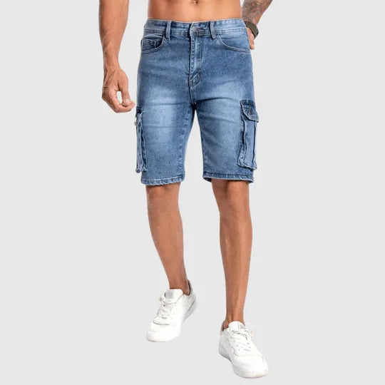 Men's Denim Cargo Shorts for Summer – Jonas-S-State of Style