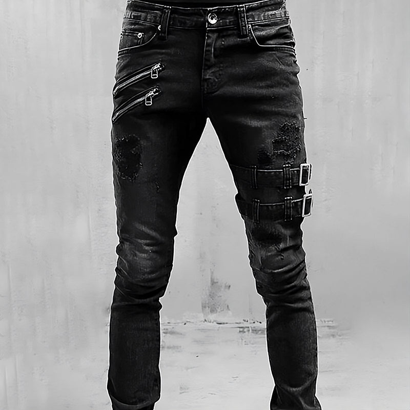 Men's Denim Jeans - PrestigeLine-Black-S-State of Style