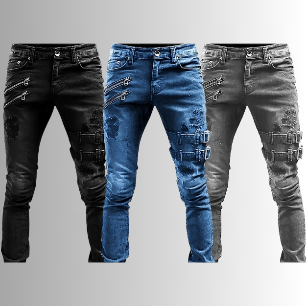 Men's Denim Jeans - PrestigeLine-Buy 2 Get 1 Free (all three colours)-S-State of Style