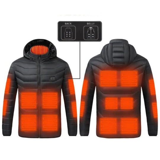 Men’s Heated Jacket – Stay Warm & Stylish!-Zone B Heating-S-State of Style